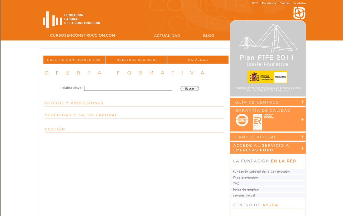 2011. O11 colabora con la Fundación Laboral de la Construcción